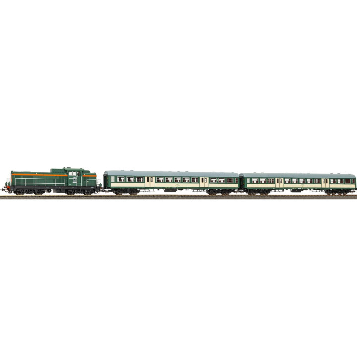 PIKO 57034 ZÁKLADNÍ SADA s lokomotivou SP42 + 2 vagóny PKP ep.V