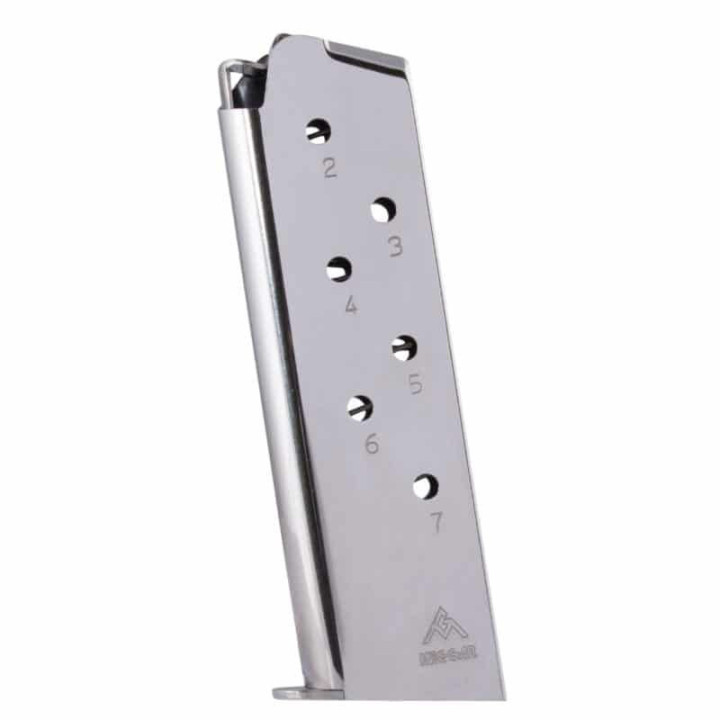 Zásobník pro pistoli 1911 / ráže .45 ACP / 7 nábojů / poniklovaný MEC-GAR (MGCG4507N)