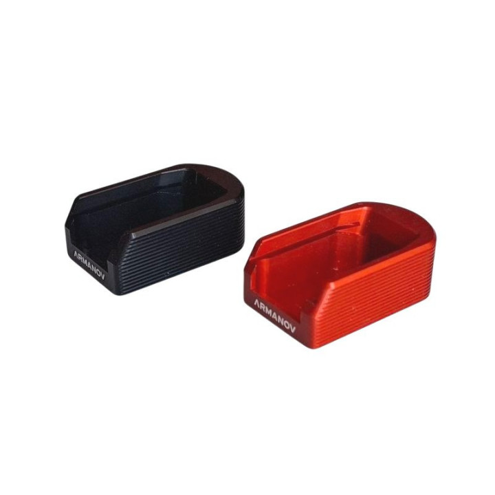 ARMANOV Stopka do magazynka CZ P-09/     P-10 series / RED / +2 naboje (MPCZP10-RE) MaXXXgrip Line