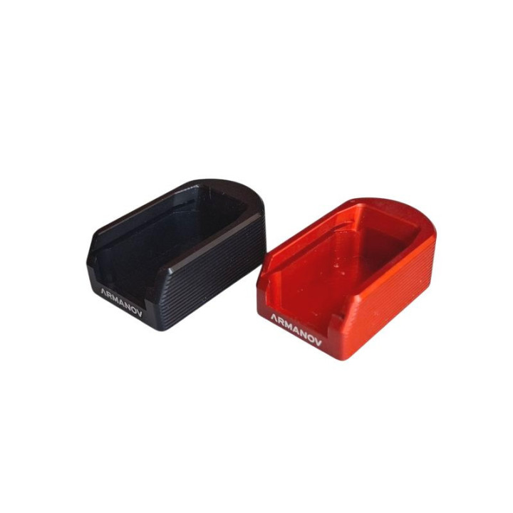 ARMANOV Stopka do magazynka CZ P-09/     P-10 series / BLACK / +2 naboje (MPCZP10-BL) MaXXXgrip Line