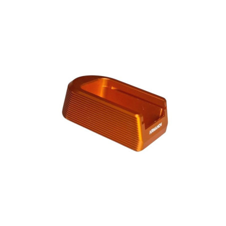 ARMANOV Stopka do magazynka CZ Shadow 2  / SP-01 / 75B / KMR i podobnych / ORANGE / +2 naboje (MPCZ1-OR) MaXXXgrip Line