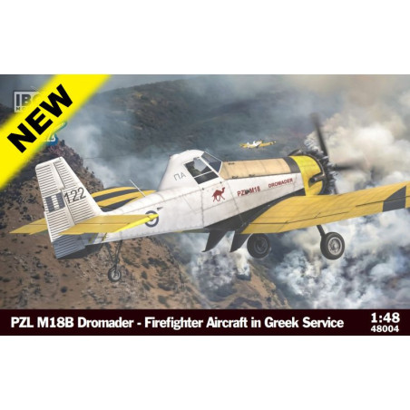 IBG 1/48 PZL M18B DROMADER – hasičské letadlo ve službách Řecka (48004)