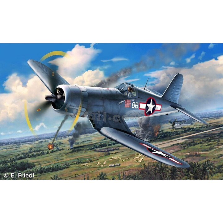 REVELL 1/72 VOUGHT F4U-1D CORSAIR MODEL SET (63983)