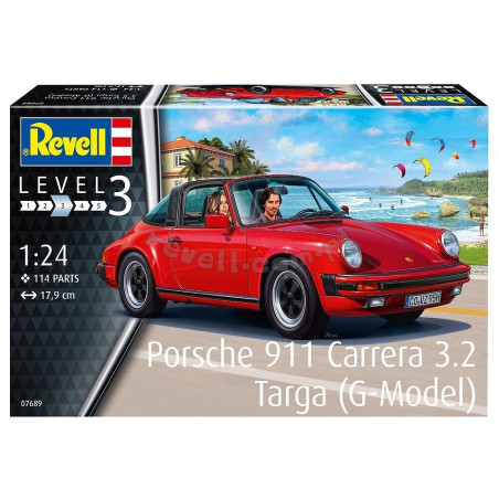 REVELL 1/24 PORSCHE 911 CARRERA G MODEL TARGA (07689)