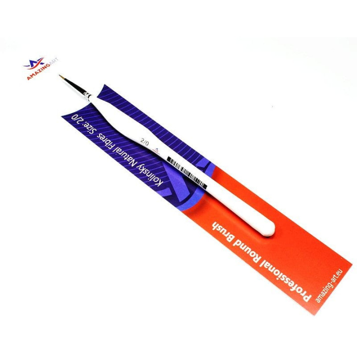 AMAZING ART KOLINSKY ROUND BRUSH 2/0 (12787)