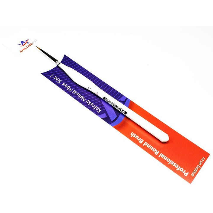 AMAZING ART KOLINSKY BRUSH ROUND 1 (12800)
