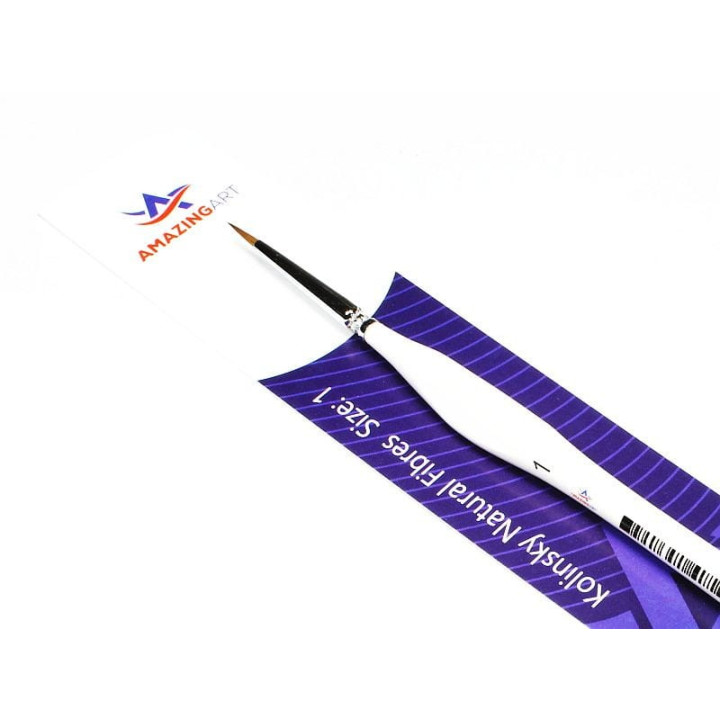 AMAZING ART KOLINSKY BRUSH ROUND 1 (12800)
