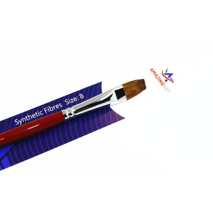 AMAZING ART FLAT COMB BRUSH 8 (13180)