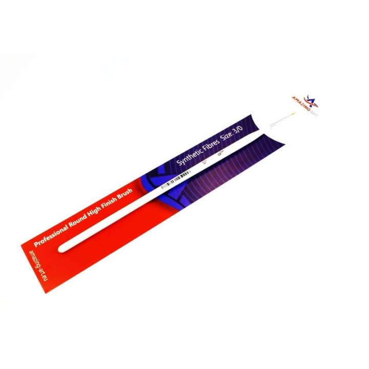AMAZING ART SYNTHETIC BRUSH HIGH FINISH 3/0 (13487)