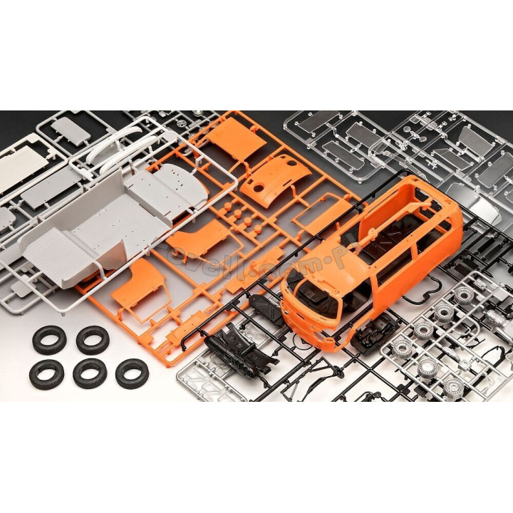 REVELL 1/24 VW TRANSPORTER T2 BUS EASY CLICK SYSTEM (07667)