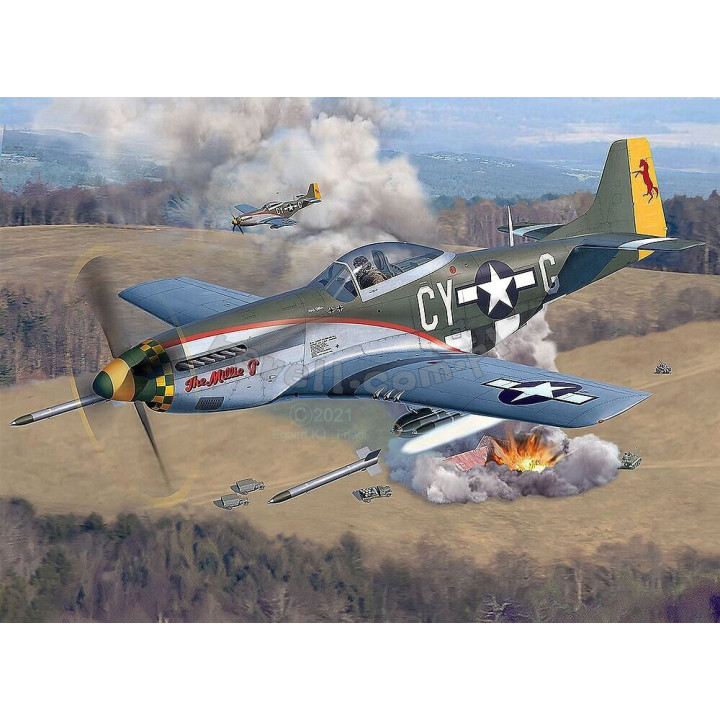 REVELL 1/32 P-51D - 15 NA MUSTANGU POZDNÍ VERZE (03838)