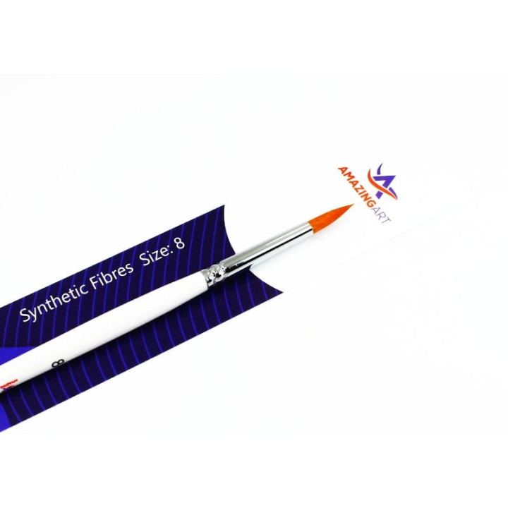 AMAZING ART PĘDZEL SYNTETYCZNY HIGH FINISH 8 (13562)