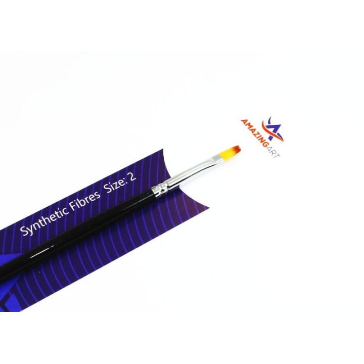 AMAZING ART SYNTHETIC BRUSH BEVELED 2 (13067)