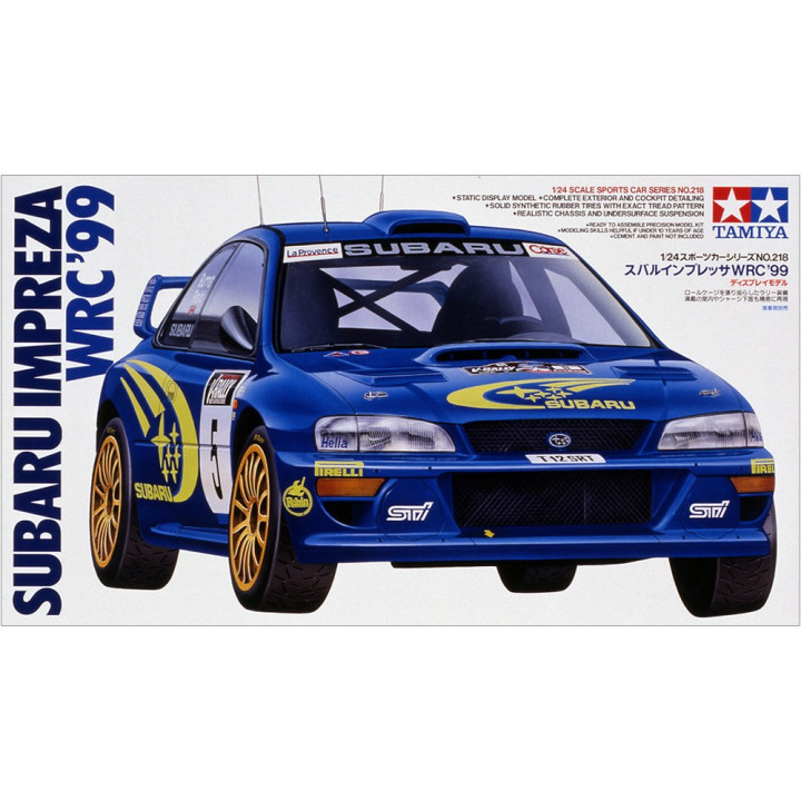 TAMIYA 1/24 SUBARU WRC 99 CAR (24218)