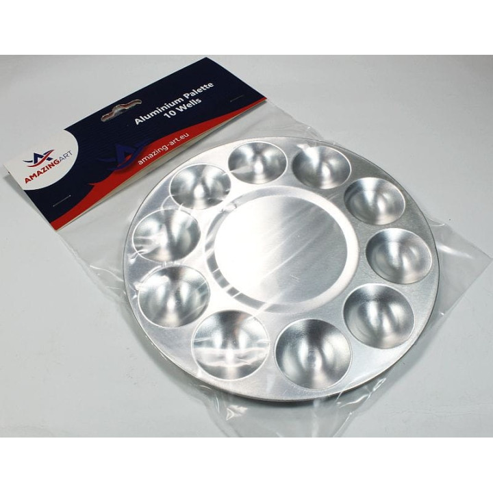 AMAZING ART PALETTE FOR PAINT 10 holes (18642) aluminum