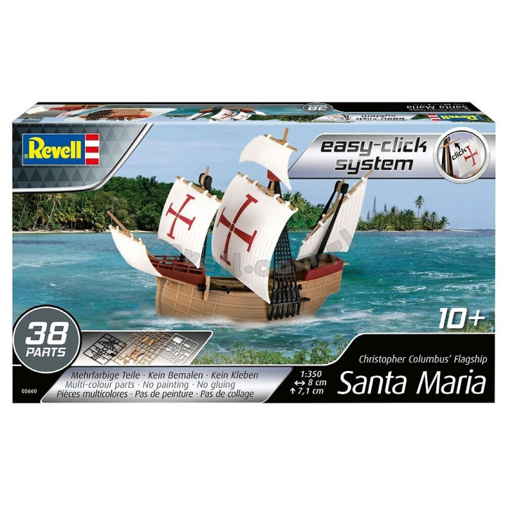 REVELL 1/350 SANTA MARIA / EASY CLICK    SYSTEM (05660)