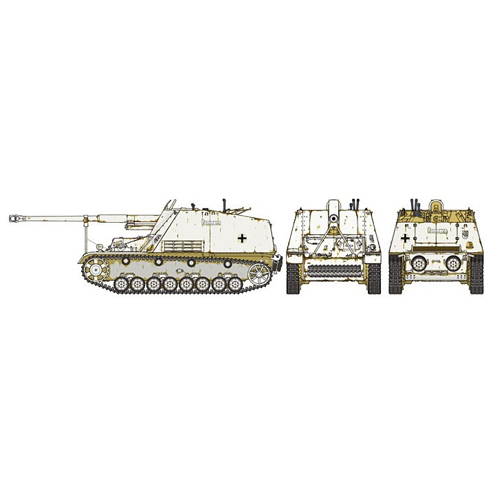 TAMIYA 1/35 GERMAN NASHORN 8,8cm Pak43/1 auf Geshtzwagen III/IV (Sd.Kfz.164) (35335)