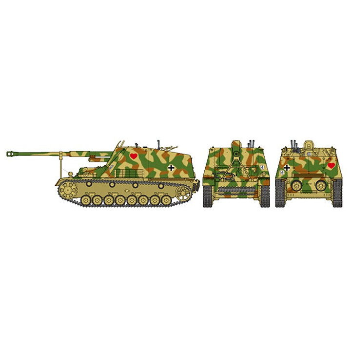 TAMIYA 1/35 GERMAN SELF-PROPELLED HEAVY ANTI-TANK GUN NASHORN 8.8 cm PAK 35335