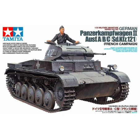 TAMIYA 1/35 GERMAN PANZERKAMPFWAGEN II Ausf. A/B/C (Sd. Kfz. 121) (French Campaign) 35292