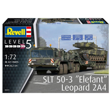 REVELL 1/72 SLT 50-3 ELEFANT + LEOPARD 2A4  (03311)