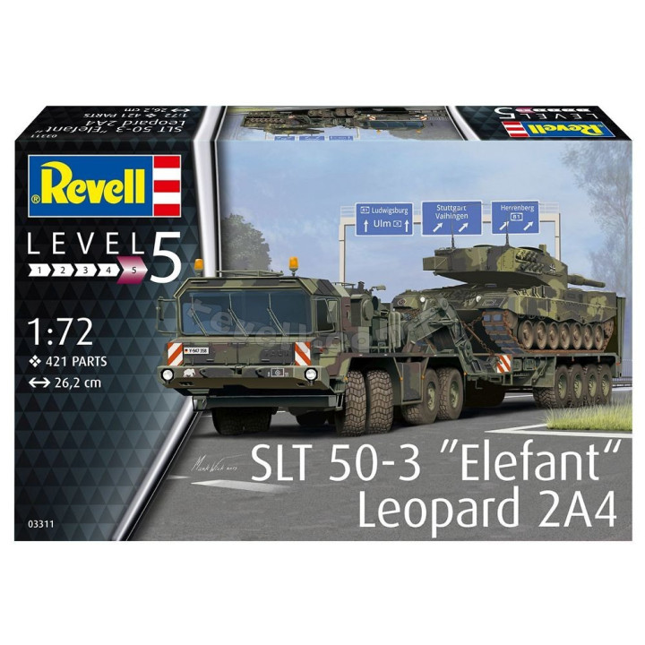 REVELL 1/72 SLT 50-3 ELEFANT + LEOPARD 2A4  (03311)
