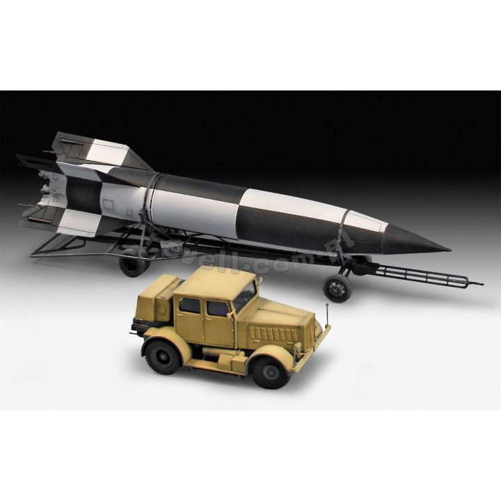 REVELL 1/72 SS-100 GIGANT+ TRANSPORTER + V2 (03310)