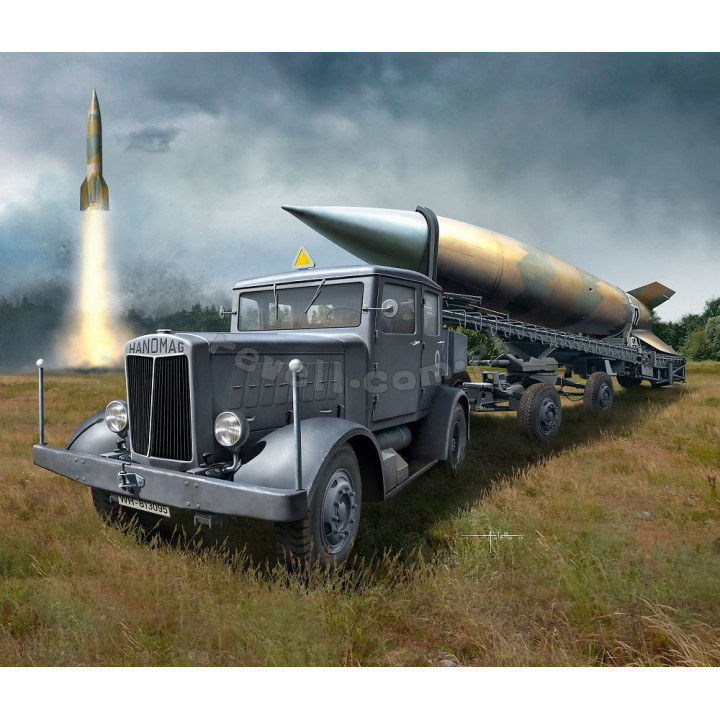 REVELL 1/72 SS-100 GIGANT+ TRANSPORTER + V2 (03310)