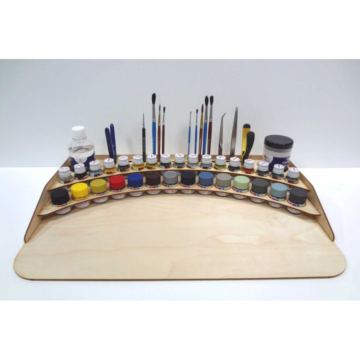 HM TAMIYA KIT PAINTING TABLE - acrylics
