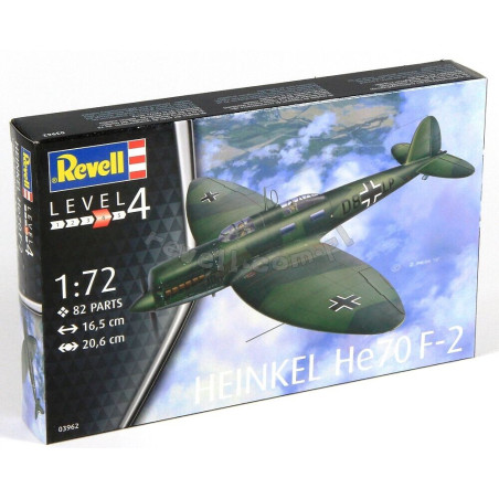 REVELL 1/72 HEINKEL HE70 F-2 (03962)