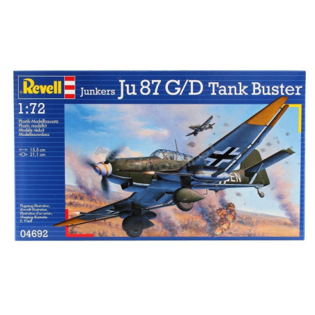 REVELL 1/72 JUNKERS JU-87 G/D TANK BUSTER (04692)