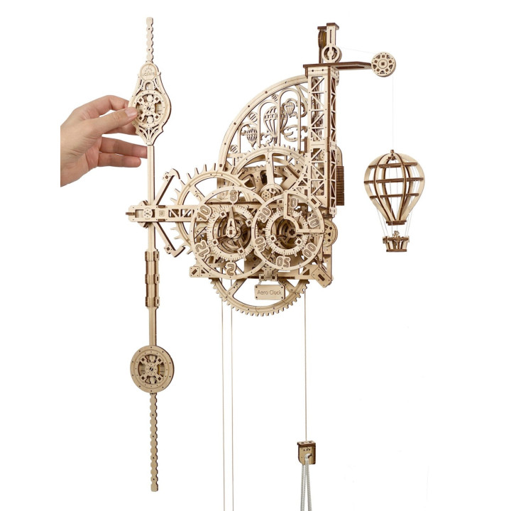 UGEARS AERO CLOCK ZEGAR ŚCIENNY (70154)  model mechaniczny - mega cena !