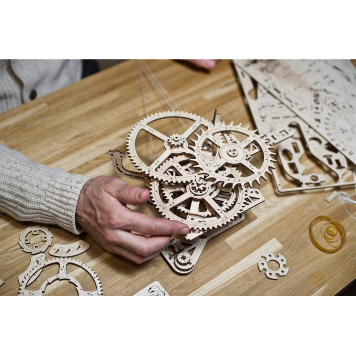 UGEARS AERO CLOCK ZEGAR ŚCIENNY (70154)  model mechaniczny - mega cena !