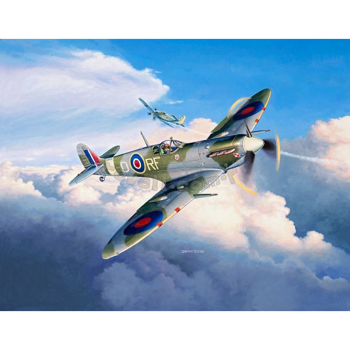 REVELL 1/72 SUPERMARINE SPITFIRE Mk.Vb   MODEL SET (03897)