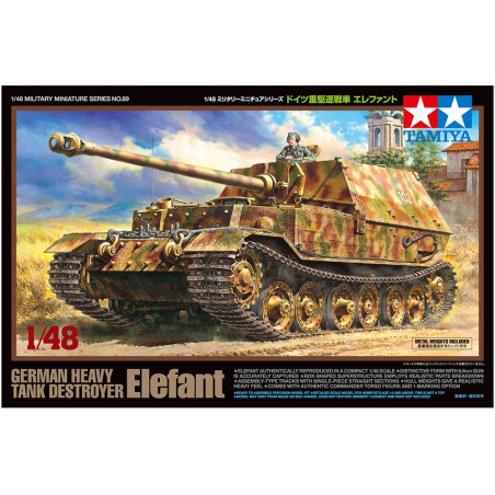 TAMIYA 1/48 NĚMECKÝ TĚŽKÝ STÍHAČ TANKŮ ELEFANT 32589