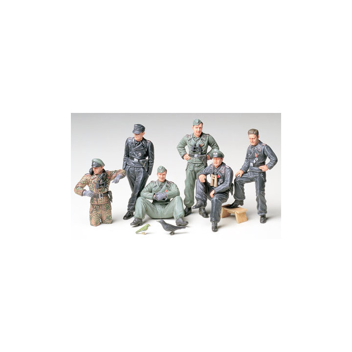 TAMIYA 1/35 NĚMECKÁ POSÁDKA TANKU PŘI ODPOČINKU (35201)