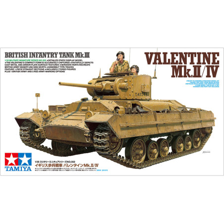 TAMIYA 1/35 BRITISH INFANTRY TANK MK.III VALENTINE MK.II/IV (35352)