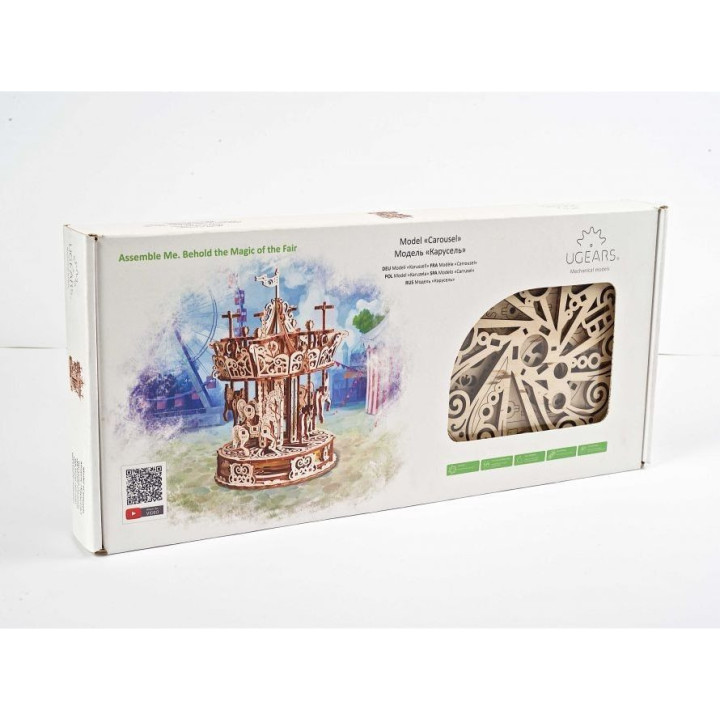 UGEARS KARUZEL (70129) mechanický model