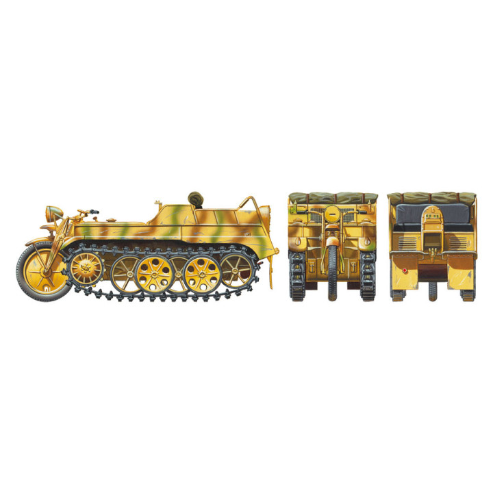 TAMIYA 1/35 NĚMECKÝ SD.KFZ.2 KETTENKRAFTRAD (35377)