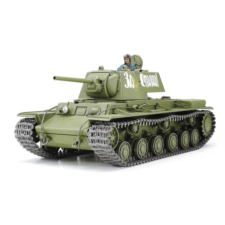 TAMIYA 1/35 RUSKÝ TĚŽKÝ TANK KV-1 1941 RANÁ VÝROBA (3537)