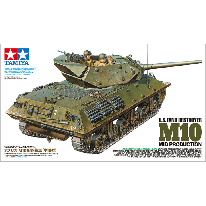 TAMIYA 1/35 U.S. TANK DESTROYER M10 (35350)