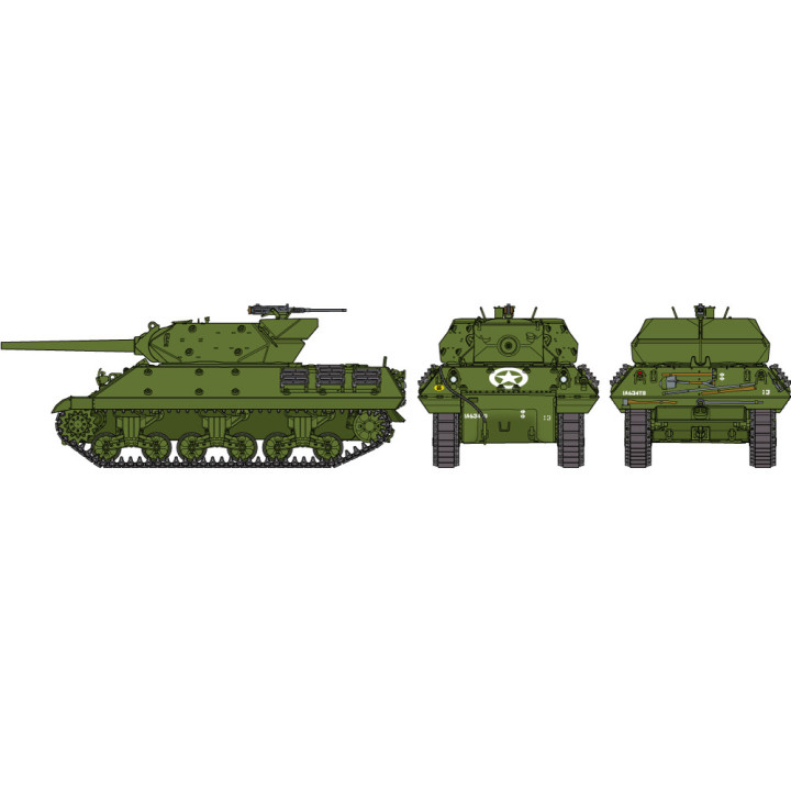 TAMIYA 1/35 AMERICKÝ STÍHAČ TANKŮ M10 (35350)