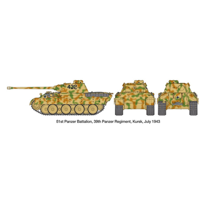 TAMIYA 1/48 NĚMECKÝ TANK PANTHER AUSF D 32597