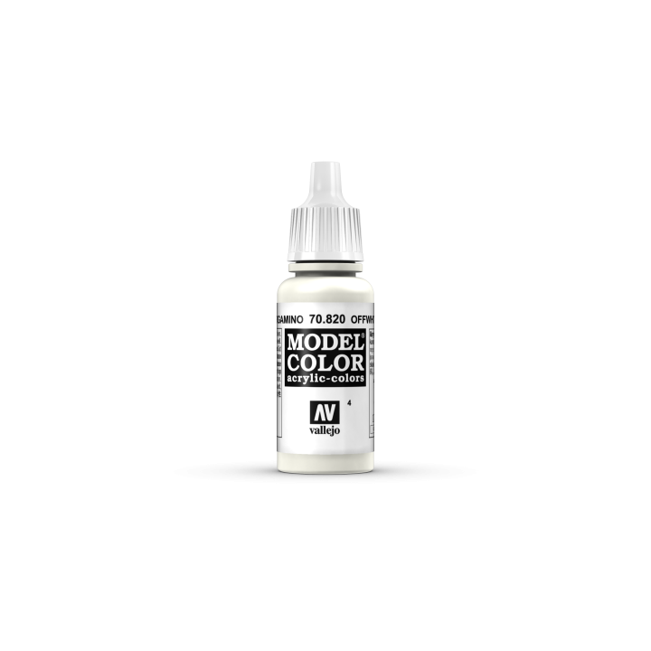 VALLEJO 004 MODEL COLOR OFF WHITE 17 ml  (70820)