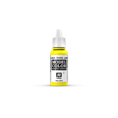 VALLEJO 011 MODEL COLOR LEMON YELLOW 17  ml (70952)
