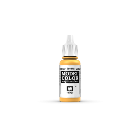 VALLEJO 016 MODEL COLOR GOLDEN YELLOW 17 ml (70948)