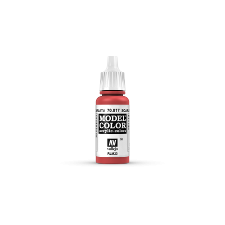 VALLEJO 026 MODEL COLOR SCARLET (70817)