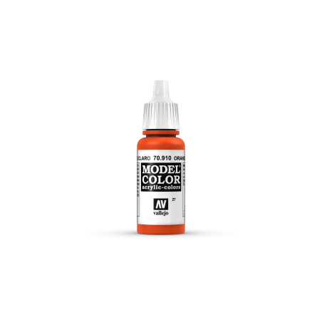 VALLEJO 027 MODEL COLOR ORANGE RED 17 ml (70910)