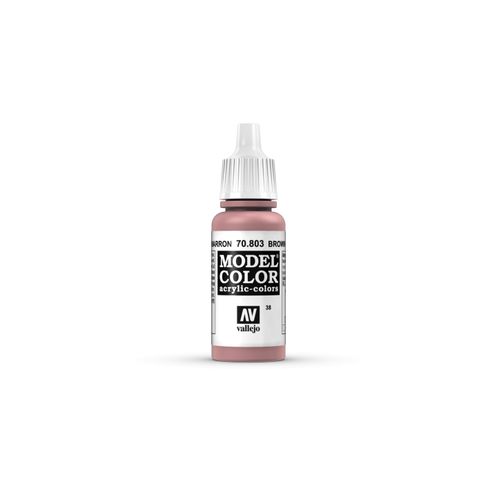 VALLEJO 038 MODEL COLOR BROWN ROSE (70803)