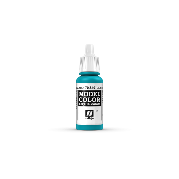 VALLEJO 068 MODEL COLOR LIGHT TURQUOISE  17 ml (70840)