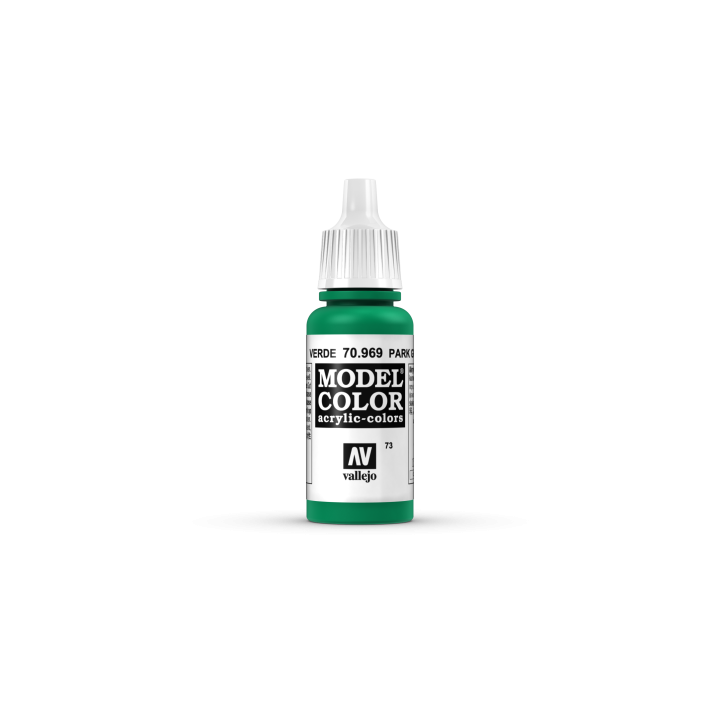 VALLEJO 073 MODEL COLOR PARK GREEN FLAT  17 ml (70969)